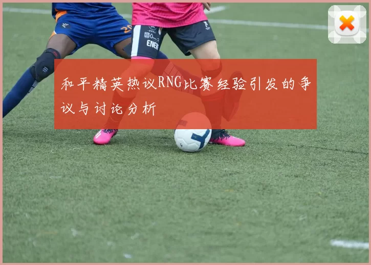 和平精英热议RNG比赛经验引发的争议与讨论分析