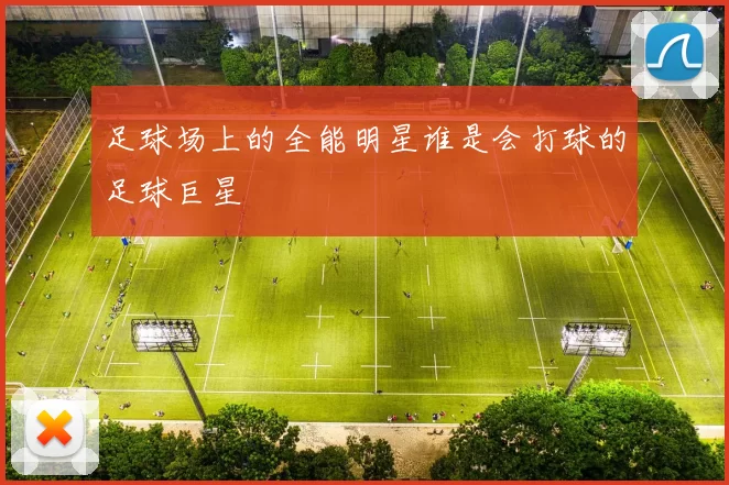 足球场上的全能明星谁是会打球的足球巨星